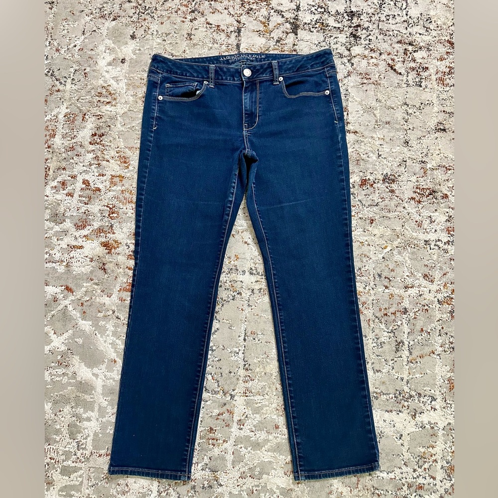 AMERICAN EAGLE skinny jeans size 14 short/ankle